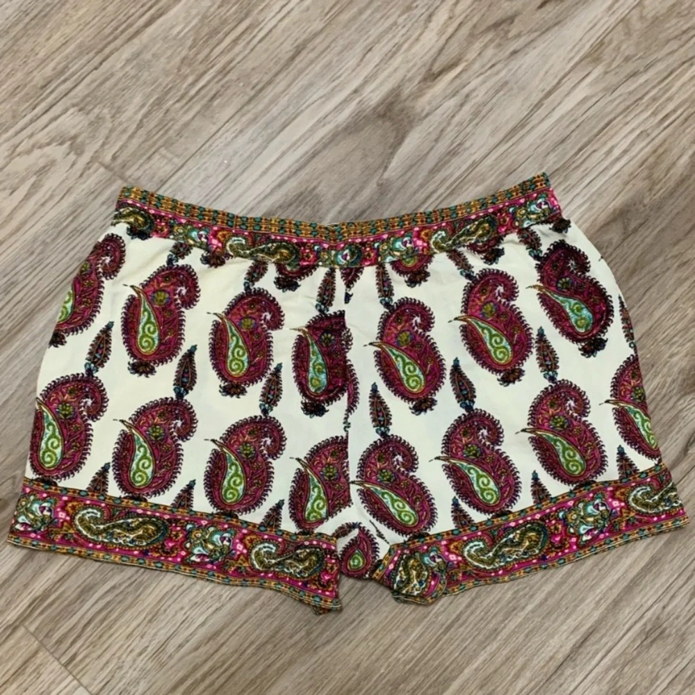 Ett:wa anthropologie Paisley Viscose Boho Shorts S